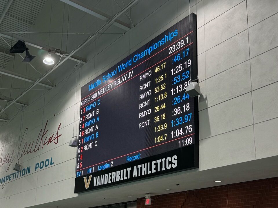 LED Install for Nashville Aquatic Club | Vanderbilt Athletics by ...