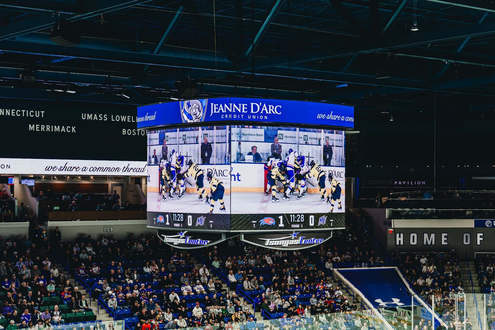 Tsongas Center LED displays by UberDisplays,